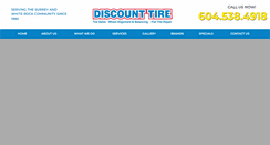 Desktop Screenshot of discounttirebc.com